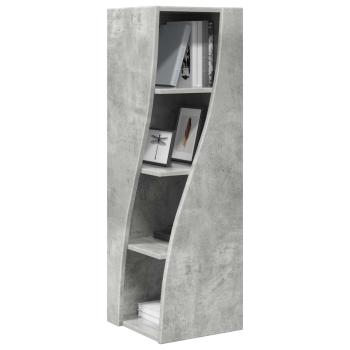 Eckschrank 32x32x102cm Holzwerkstoff Betongrau