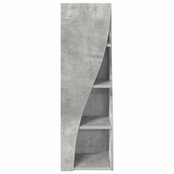 Eckschrank 32x32x102cm Holzwerkstoff Betongrau