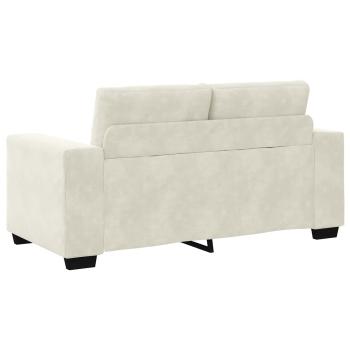 Sofa 2 stk. Creme Samt