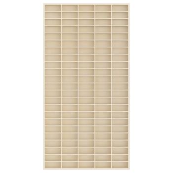Wanddisplay-Case Wandhalterung Beige 50 x 4,5 x 96 cm