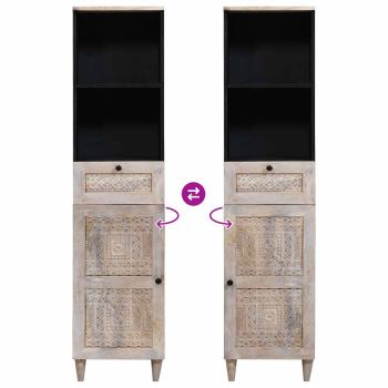Badezimmermöbel-Set mit Schubladen 3 pcs Weiß Holzwerkstoff