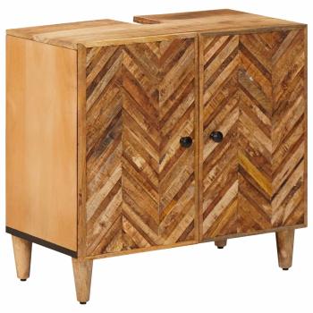 Badezimmerschrank-Set 3 stk. 62 x 33 x 58 cm Massivholz Mango