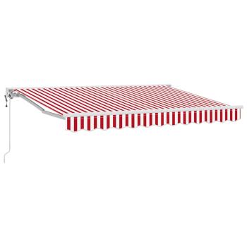 Markisenrahmen Rot und Weiß 250 x 200 cm