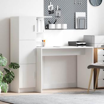 ARDEBO.de - Schreibtisch 2 pcs Weiß