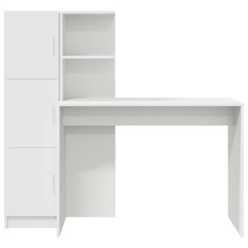 Schreibtisch 2 pcs Weiß