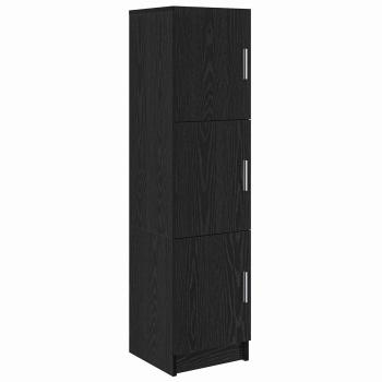 Schreibtisch 2 pcs Schwarz Eichen-Optik