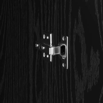 Schreibtisch 2 pcs Schwarz Eichen-Optik