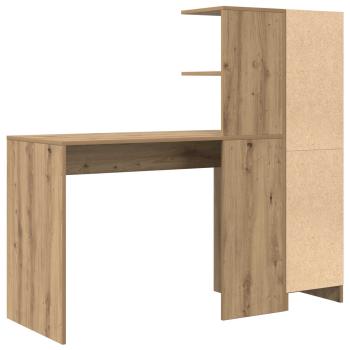 Schreibtisch Artisan-Eiche 133,5 x 50 x 124 cm 2 Stk.