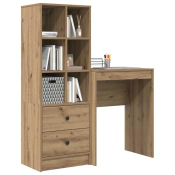 Schreibtisch Artisan-Eiche 105,5 x 34 x 127 cm 2 Stk.