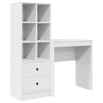 Schreibtisch Weiß 115,5 x 40 x 127 cm 2 stk.