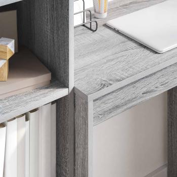Schreibtisch Graues Sonoma 115,5 x 40 x 127 cm 2 stk.