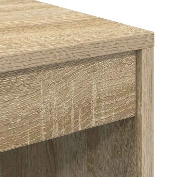Schreibtisch mit Schubladen mit Regal 2 pcs Sonoma-Eiche