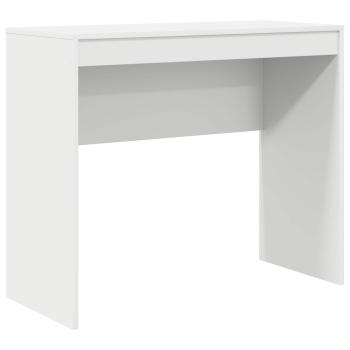 Schreibtisch mit Schubladen mit Regal mit Speicher 2 pcs Weiß