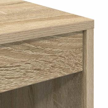 Schreibtisch mit Schubladen mit Regal 2 pcs Sonoma-Eiche