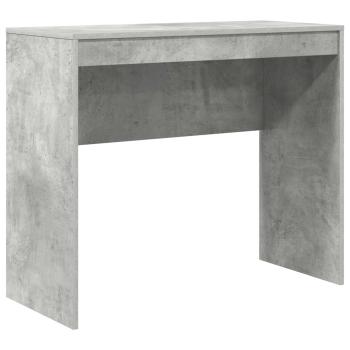 Schreibtisch mit Schubladen mit Regal 2 pcs Beton Grau