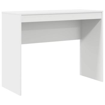 Schreibtisch mit Schubladen mit Regal mit Speicher 2 pcs Weiß