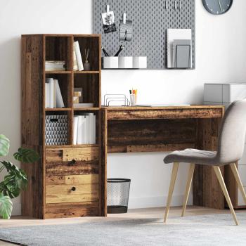 ARDEBO.de - Schreibtisch Altholz 145,5 x 40 x 127 cm 2 stk.