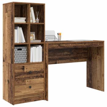 Schreibtisch Altholz 145,5 x 40 x 127 cm 2 stk.