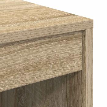 Schreibtisch mit Schubladen mit Regal 2 pcs Sonoma-Eiche