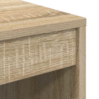Schreibtisch mit Schubladen mit Regal 2 pcs Sonoma-Eiche