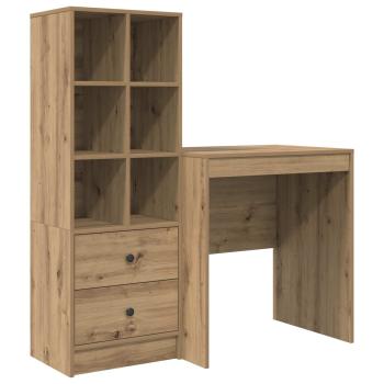 Schreibtisch Artisan-Eiche 115,5 x 50 x 127 cm 2 Stk.