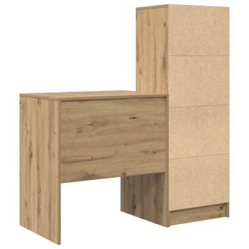 Schreibtisch Artisan-Eiche 115,5 x 50 x 127 cm 2 Stk.