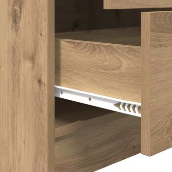 Schreibtisch Artisan-Eiche 115,5 x 50 x 127 cm 2 Stk.