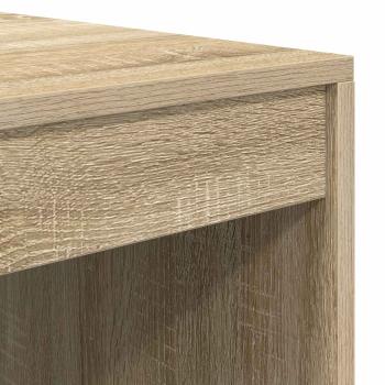 Schreibtisch mit Schubladen mit Regal 2 pcs Sonoma-Eiche
