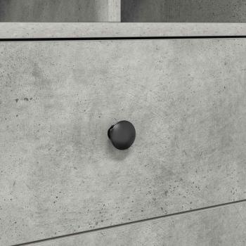 Schreibtisch mit Schubladen 2 pcs Beton Grau