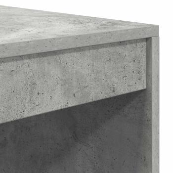 Schreibtisch mit Schubladen 2 pcs Beton Grau
