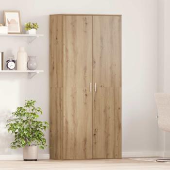 ARDEBO.de - Hochschrank 80 x 39 x 178 cm Holzwerkstoff Artisan-Eiche