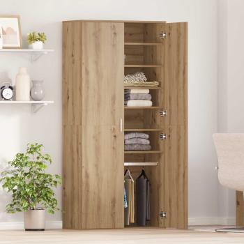 Hochschrank 80 x 39 x 178 cm Holzwerkstoff Artisan-Eiche