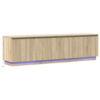 TV-Schränk 180 x 38 x 49 cm Sonoma-Eiche Holzwerkstoff