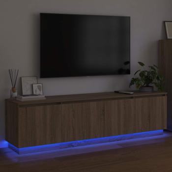TV-Schränk 180 x 38 x 49 cm Sonoma-Eiche Holzwerkstoff
