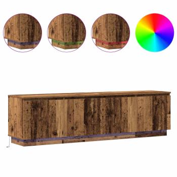 TV-Schränk 180 x 38 x 49 cm Altholz Holzwerkstoff