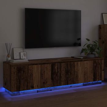 TV-Schränk 180 x 38 x 49 cm Altholz Holzwerkstoff