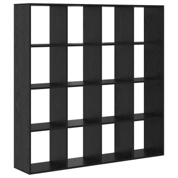 Bücherregal 16 Ebenen 137,5 x 29 x 137,5 cm Holzwerkstoff
