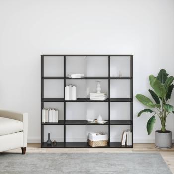 Bücherregal 16 Ebenen 137,5 x 29 x 137,5 cm Holzwerkstoff