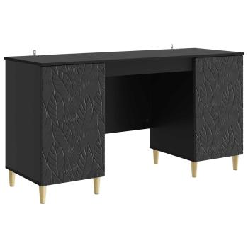 Schreibtisch Schwarz 142,5 x 50 x 75 cm Holzwerkstoff