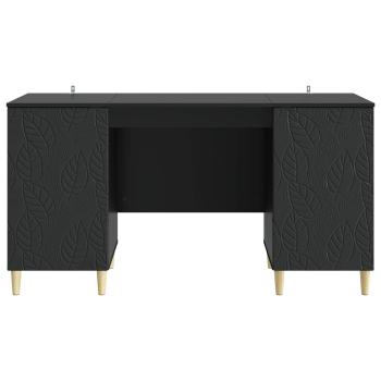Schreibtisch Schwarz 142,5 x 50 x 75 cm Holzwerkstoff
