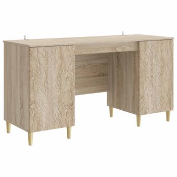 Schreibtisch Sonoma-Eiche 142,5 x 50 x 75 cm Holzwerkstoff