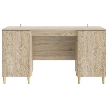 Schreibtisch Sonoma-Eiche 142,5 x 50 x 75 cm Holzwerkstoff