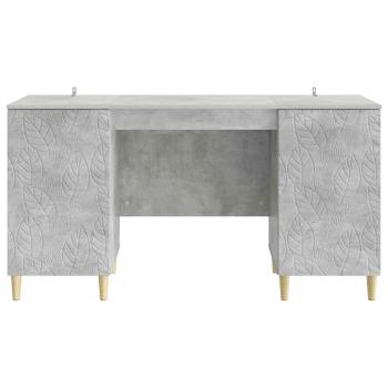 Schreibtisch Betongrau 142,5 x 50 x 75 cm Holzwerkstoff
