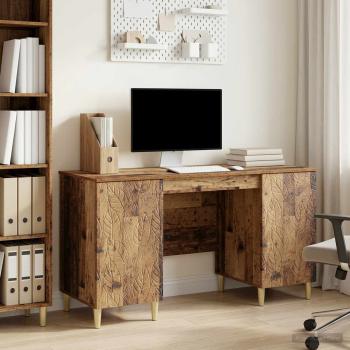 ARDEBO.de - Schreibtisch Altholz 142,5 x 50 x 75 cm Holzwerkstoff