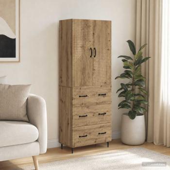 ARDEBO.de - Schrankset 2 stk. 66 x 34,5 x 90 cm Holzwerkstoff Artisan-Eiche