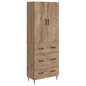 Schrankset 2 stk. 66 x 34,5 x 90 cm Holzwerkstoff Artisan-Eiche