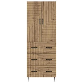 Schrankset 2 stk. 66 x 34,5 x 90 cm Holzwerkstoff Artisan-Eiche