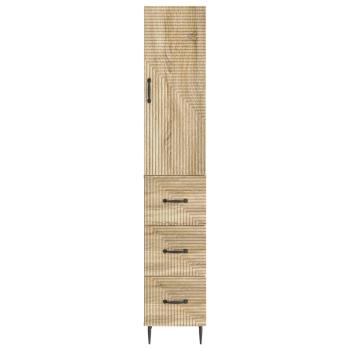 Schrankset 2 stk. 33 x 34,5 x 90 cm Holzwerkstoff Sonoma-Eiche