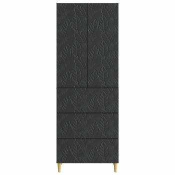 Schrankset 2 stk. 66 x 34,5 x 90 cm Holzwerkstoff Schwarz