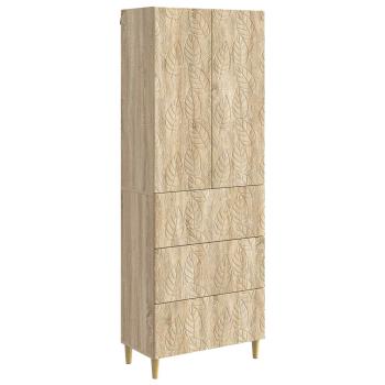 Schrankset 2 stk. 66 x 34,5 x 90 cm Holzwerkstoff Sonoma-Eiche